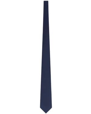 Fursac Silk Twill Tie - Blue