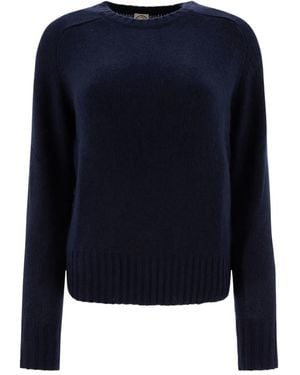 Ines De La Fressange Paris Ribbed-Hem Sweater - Blue