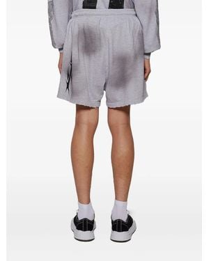 HELLSTAR Graphic-Print Shorts - Gray