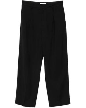 DUNST Pantalon Droit À Design Plissé - Black