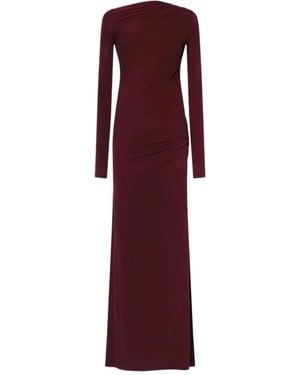 ANDAMANE Open-Back Maxi Dress - Purple