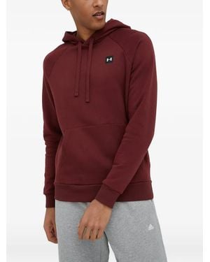 Under Armour Sudadera Con Capucha Y Parche Del Logo - Rojo