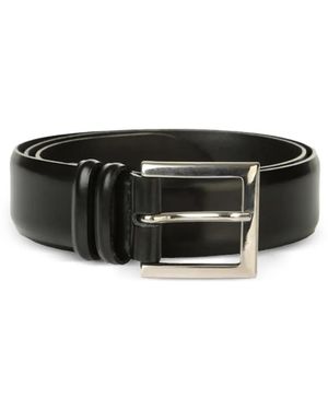 Orciani Square-Buckle Belt - Black