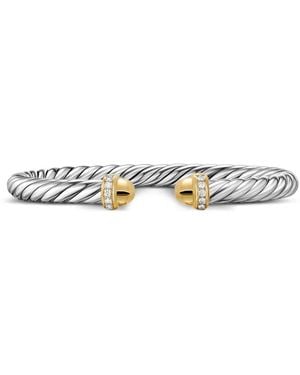 David Yurman Cable Flex Armband - Wit