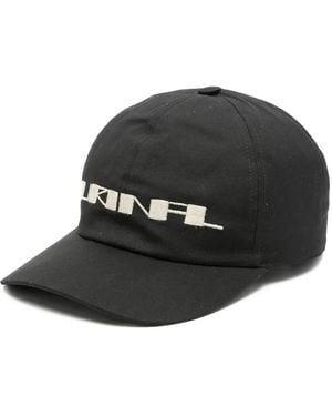 Rick Owens Embroidered-Logo Baseball Cap - Black