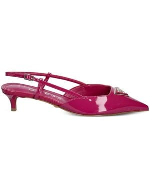 Guess 40Mm Jesson Pointed-Toe Slingback Pumps - Pink