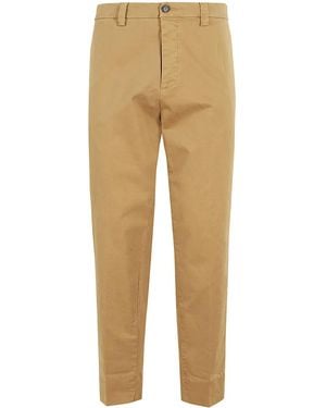Haikure Cotton Straight-Leg Trousers - Natural