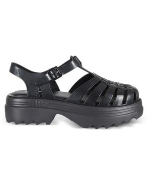 Melissa Cage-style platform sandals - Schwarz
