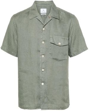 Paul Smith ノースリーブ リネンシャツ - グリーン