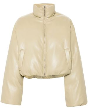 Nanushka Lilima Puffer Jacket - Natural