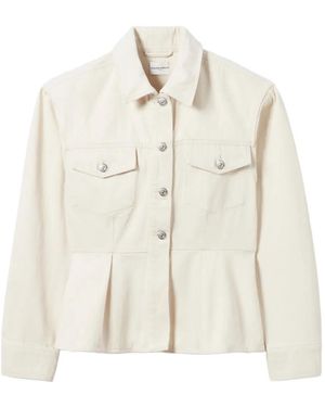 Claudie Pierlot ポケット デニムジャケット - ナチュラル