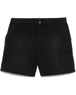 Represent Season Cargo Shorts - Black