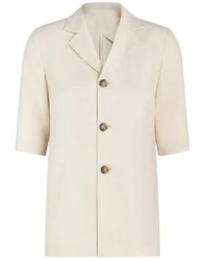 Tod's Blazer Con Cintura - Bianco