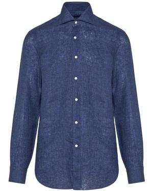Barba Napoli Buttoned Shirt - Blue