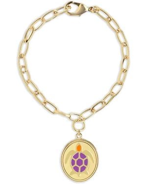 WILHELMINA GARCIA Turtle Chain Bracelet - White