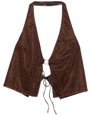 Oséree Lumiere 90S Top - Brown