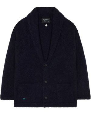Alanui Patch Pocket Button Cardigan - Blue