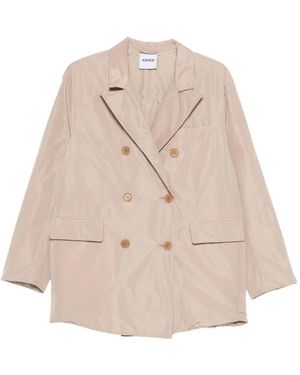 Aspesi Blazer con doble botonadura - Neutro