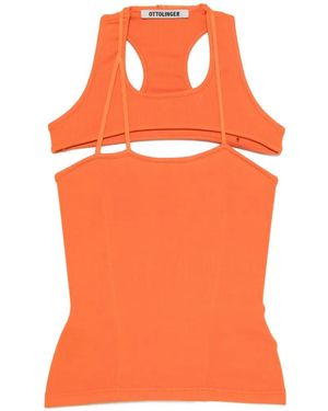 OTTOLINGER Top Con Aberturas - Naranja