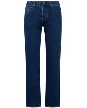 Moorer Five-Pockets Jeans - Blue
