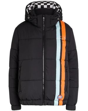AN-Y1 Veste Rayée À Capuche - Black