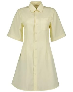 ワンピース AMI PARIS PASTEL YELLOW WOOL SHIRT DRESS Ami Paris Dresses for Women | Online Sale up to 67% off | Lyst
