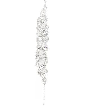 Magda Butrym Crystal-Embellished Choker Necklace - White