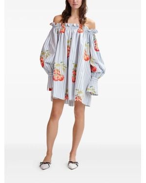 Essentiel Antwerp Ihassachusetts Mini Dress - White