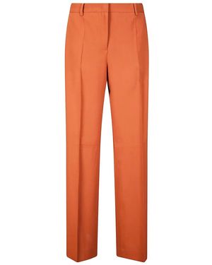 Alberto Biani Pantalon De Tailleur Droit - Orange