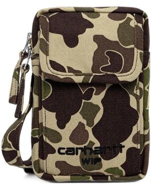 Carhartt Camouflage-Print Messenger Bag - Black