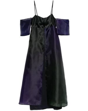 Collection Privée Vestido Largo Sin Mangas - Azul