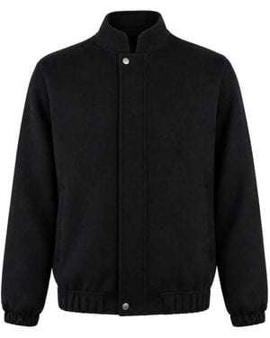 Franzese Collection Rolls Royce Reversible Bomber Jacket - Black
