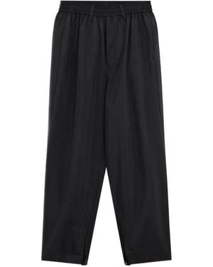Ssstein Elastische Broek Met Rits - Zwart
