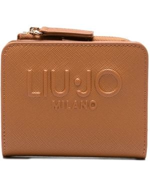 Liu Jo Card Holder With Logo - Brown