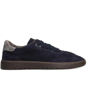 PIUMESTUDIO Suede Panelled Trainers - Blue