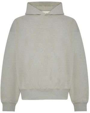 Fear Of God Signature Classic Logo-Embroidered Hoodie - Grey