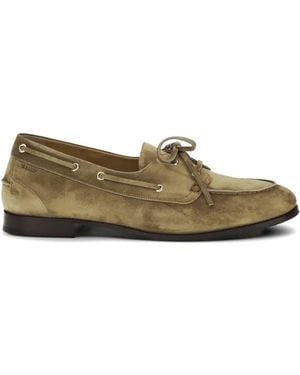 Bally Plume Boat Loafers - Green