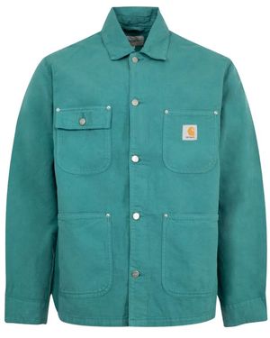 Carhartt Surchemise Boutonnée À Poches Plaquées - Vert