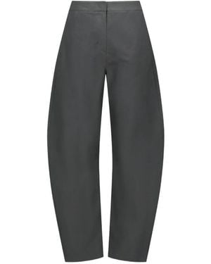 Amomento Pantalon À Design Incurvé - Grey