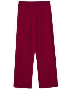 Chinti & Parker Wide-Leg Track Trousers - Red
