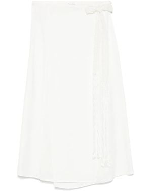 Wales Bonner Antille Skirt - White