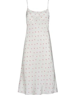 Marni Rose-Jacquard Slip Dress - White