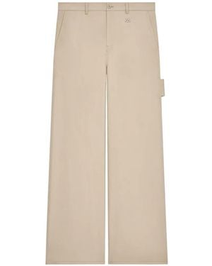 Courreges Hammer Cotton Short Trousers - Natural