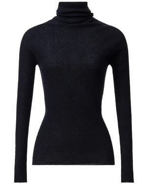 Fabiana Filippi Ribbed Roll-Neck Jumper - Blue