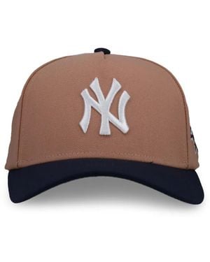 Mitchell & Ness X New Era Casquette New York Yankees À Bride Arrière - Brown