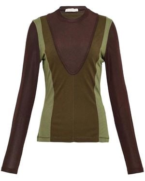 Ulla Johnson Annete Long-Sleeve Top - Green