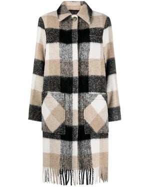 Woolrich Cappotto A Quadri - Grigio