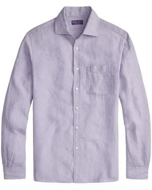 Ralph Lauren Chest-Pocket Shirt - Purple