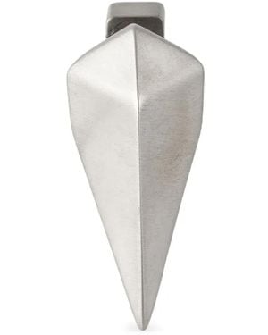 Rick Owens Hollywood Mini Pyramid Earring - White