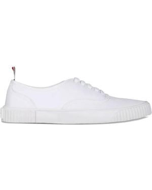 Thom Browne Heritage Lace-Up Trainers - White